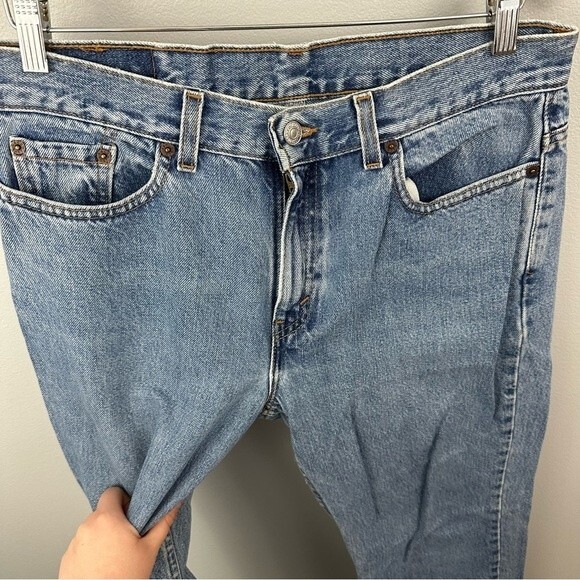 Levi's Vintage 505 Straight Leg Denim Jeans Size 12 - Picture 4 of 14
